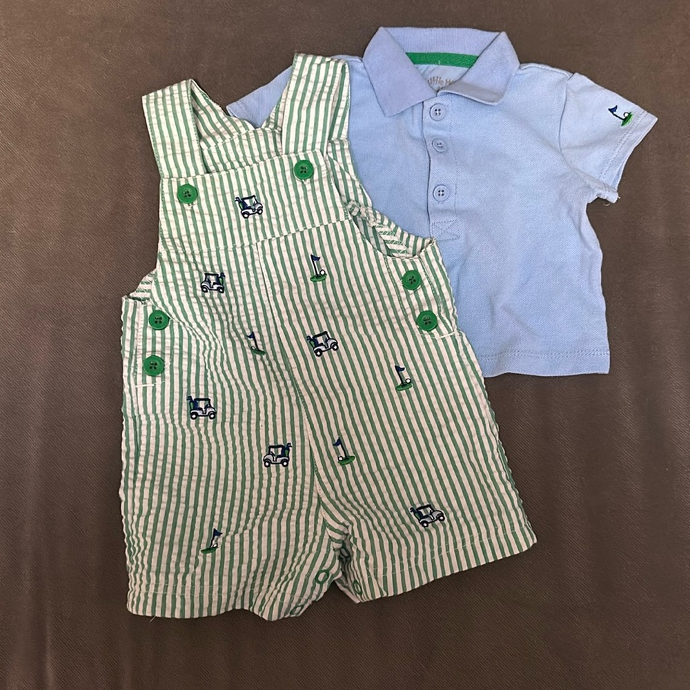 MATCHING SET Little Me baby outfit